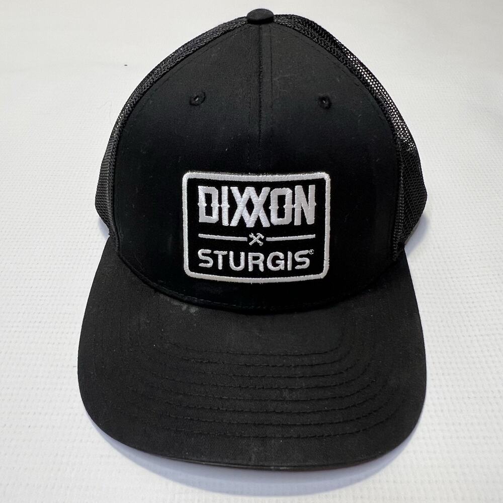 Dixxon Flannel Sturgis Trucker Snapback Hat in Black Richardson Style 712
